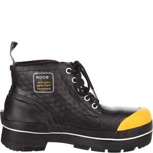 NEW BOGS men's industrial chukka waterproof work boot in black
